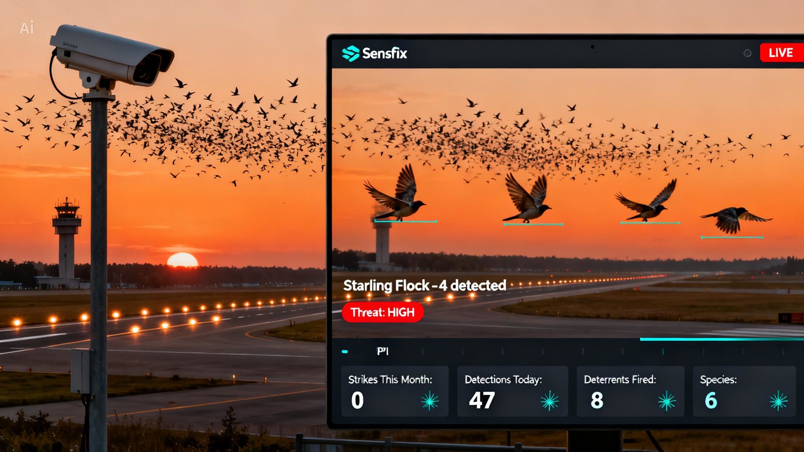 Wildlife management and bird strike prevention